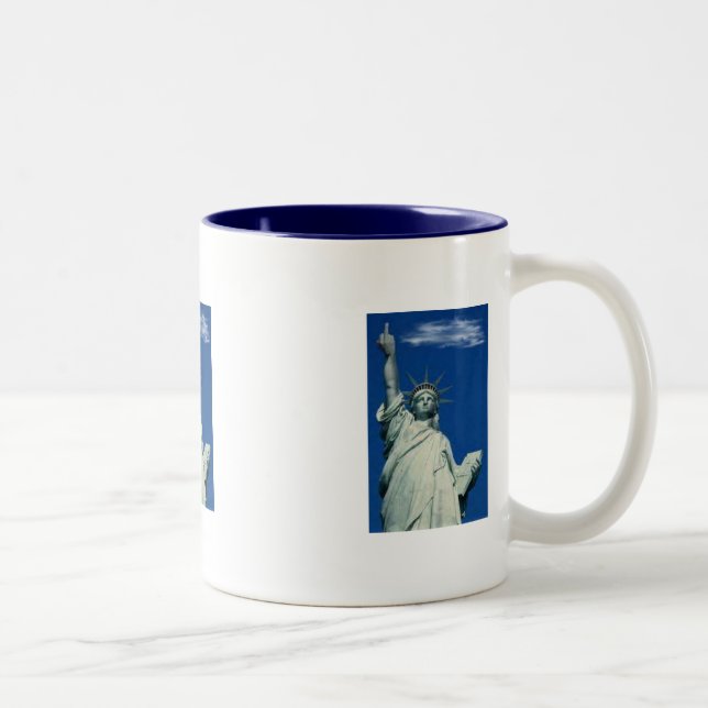 Statue of Liberty Two-Tone Coffee Mug (Right)