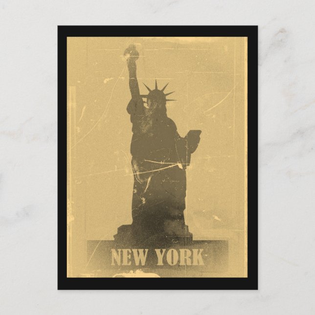 Statue of Liberty  Vintage - postcards (Front)