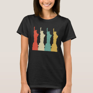 Statue of Liberty Vintage Retro New York NY Touris T-Shirt