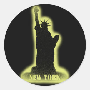 Statue of Liberty Vintage Stickers