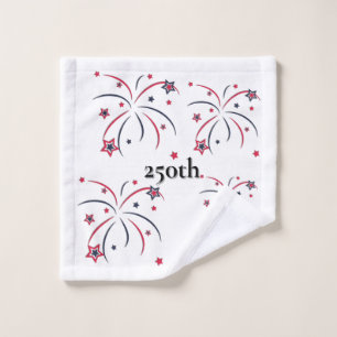 Statue of Liberty w/ Fireworks 250th One or Whole Bath Towel Set
