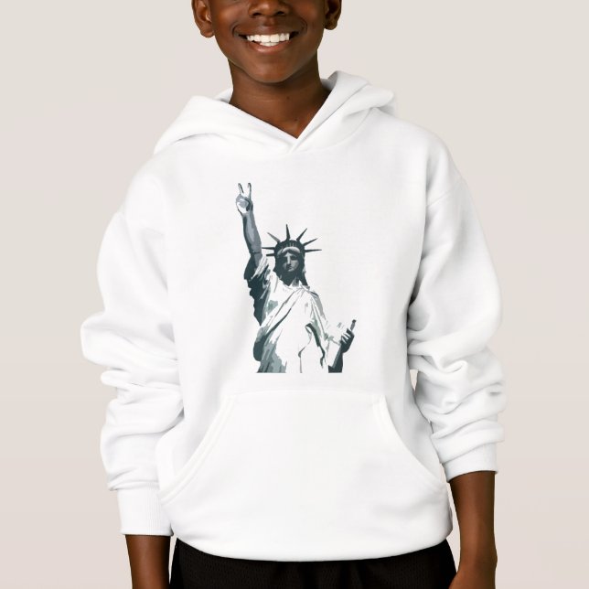 Statue of Liberty... with a twist of peace. (Front)