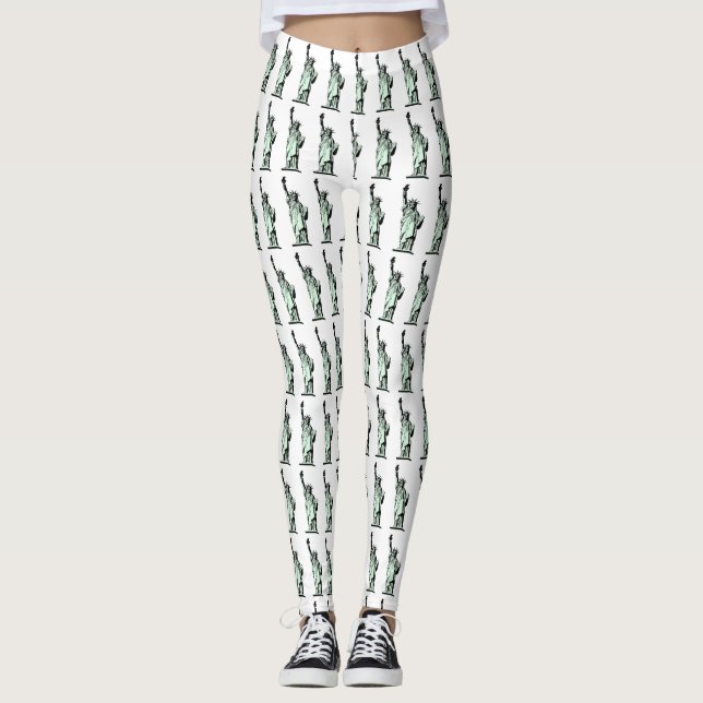 Statue of Liberty Women's Leggings (Front)
