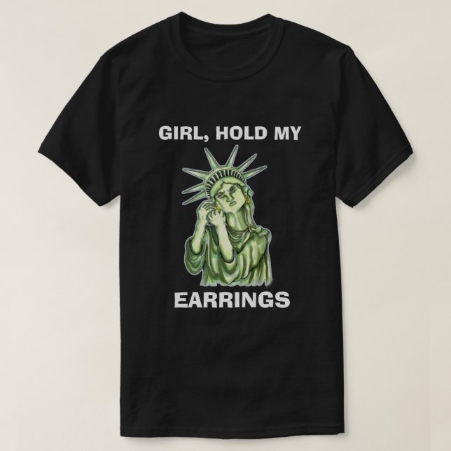 Statue of Liberty Women's Rights T-Shirt (Design Front)