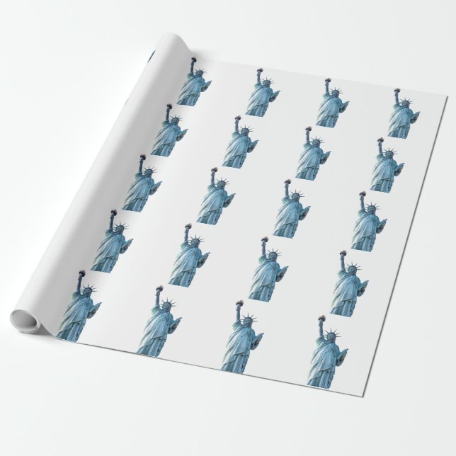 Statue of liberty   wrapping paper (Unrolled)