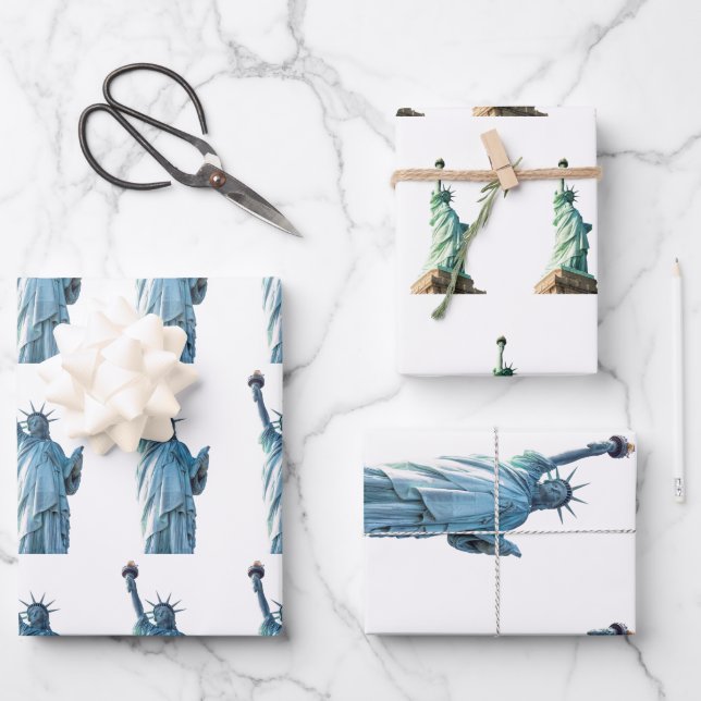Statue of liberty  wrapping paper sheet (Front)