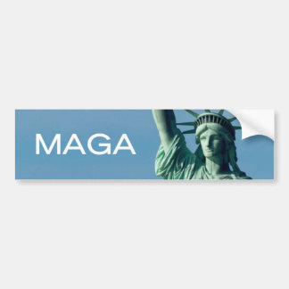 Statue of Libery MAGA Bumper Sticker