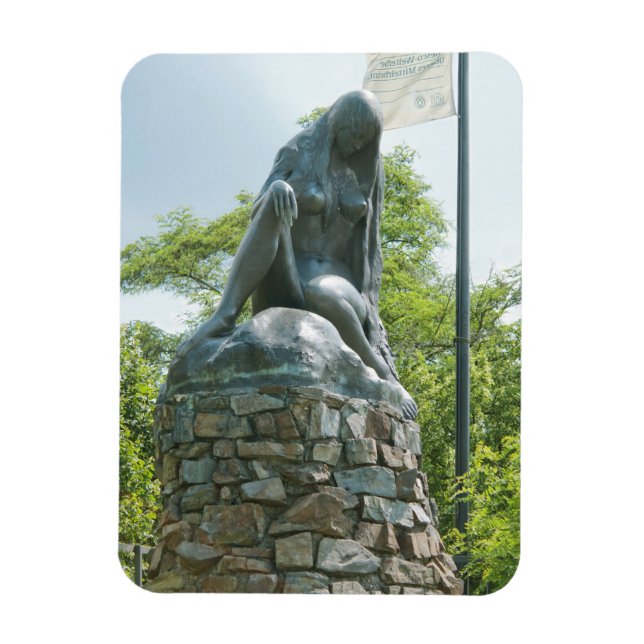 Statue of Lorelei Magnet (Vertical)