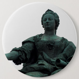 Statue Of Maria Theresia 6 Cm Round Badge