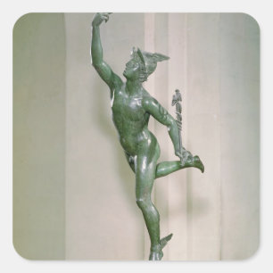 Statue of Mercury Square Sticker