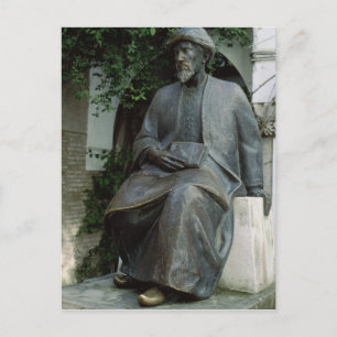 Statue of Moses Maimonides Postcard