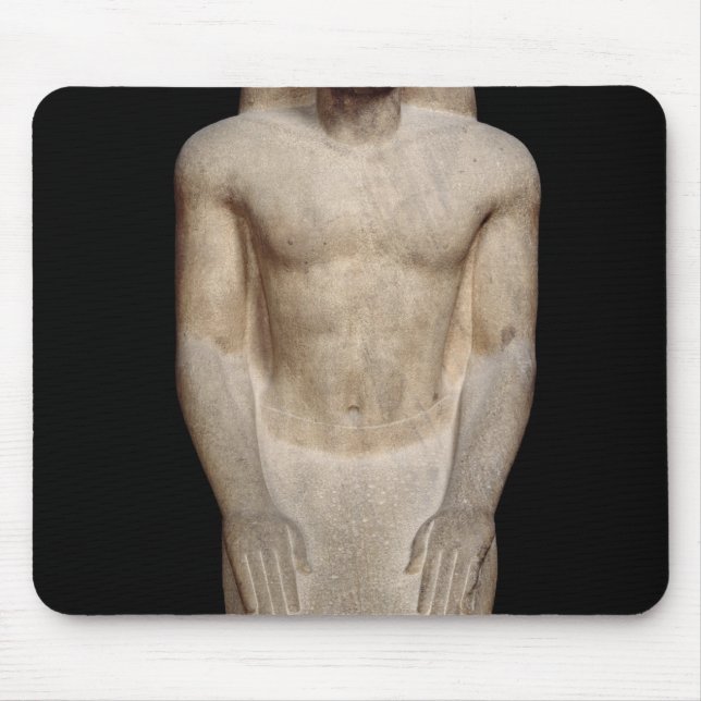 Statue of Nakhtorheb kneeling Mouse Mat (Front)