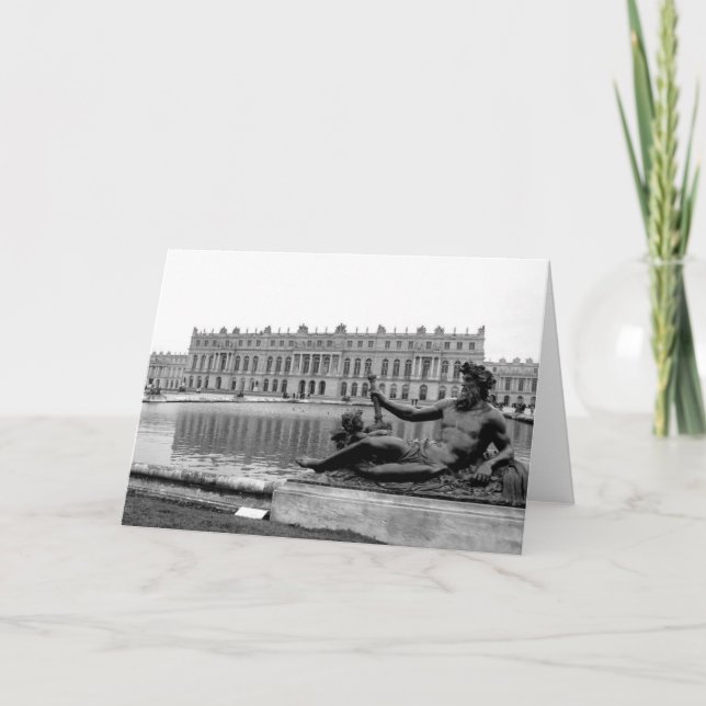 Statue of Neptune at Versailles Card (Front)