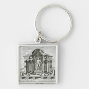 Statue of Olympian Zeus, made by Phidias in gold a Key Ring