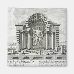 Statue of Olympian Zeus, made by Phidias in gold a Magnet