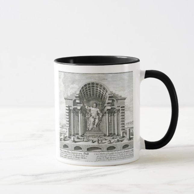 Statue of Olympian Zeus, made by Phidias in gold a Mug (Right)
