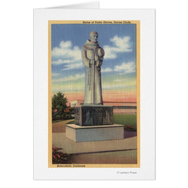 Statue of Padre Garces in Garces Circle (Front)