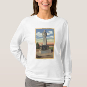 Statue of Padre Garces in Garces Circle T-Shirt