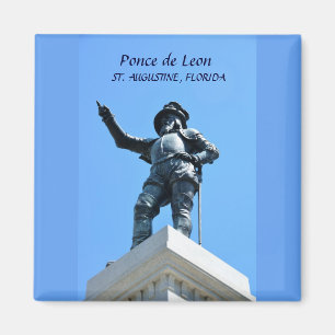 Statue of Ponce de Leon Magnet