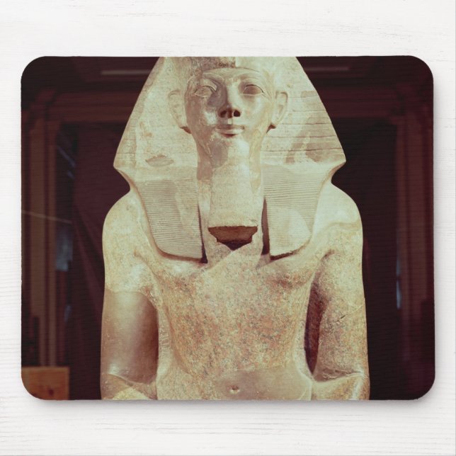 Statue of Queen Makare Hatshepsut Mouse Mat (Front)