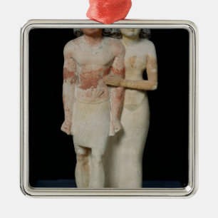 Statue of Raherka and Meresankh, Old Kingdom Metal Tree Decoration