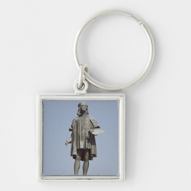 Statue of Raphael Sanzio of Urbino, 1897 Key Ring (Front)