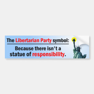 Statue Of Responsibility Bumper Sticker
