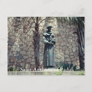 Statue of Saint Anthony of Padua Riverwalk Postcard