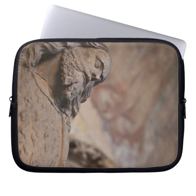 Statue of Saint John the Baptist Laptop Sleeve (Front)