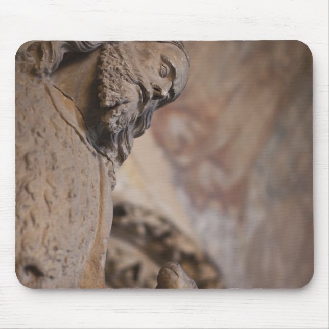 Statue of Saint John the Baptist Mouse Mat (Front)
