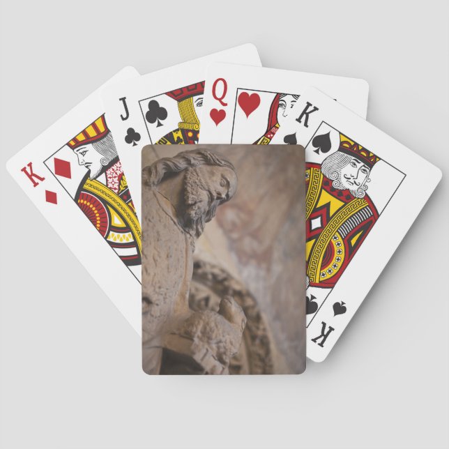 Statue of Saint John the Baptist Playing Cards (Back)