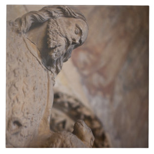 Statue of Saint John the Baptist Tile