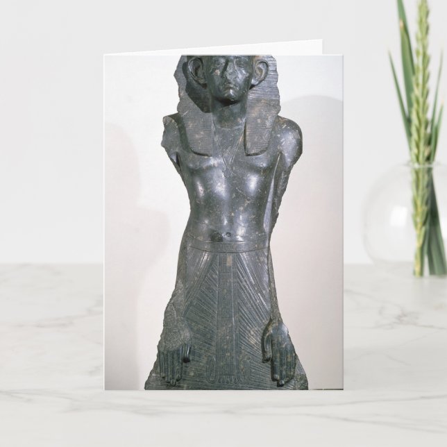 Statue of Sesostris III  in middle age Card (Front)