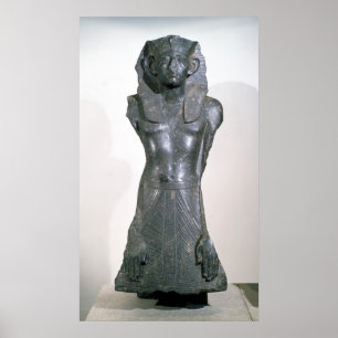 Statue of Sesostris III  in middle age Poster
