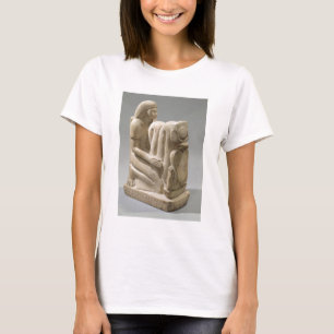 Statue of Setau presenting the cobra goddess Nekhb T-Shirt