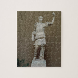 Statue of the Emperor Trajan (53-117 AD) (marble) Jigsaw Puzzle
