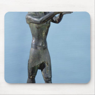 Statue of the God Horus Making a Drink Mouse Mat