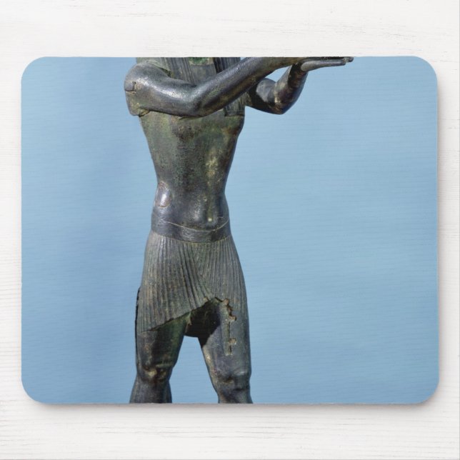 Statue of the God Horus Making a Drink Mouse Mat (Front)