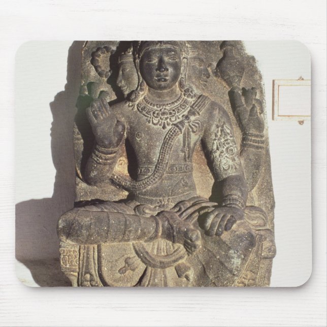 Statue of the Hindu God Brahma Mouse Mat (Front)
