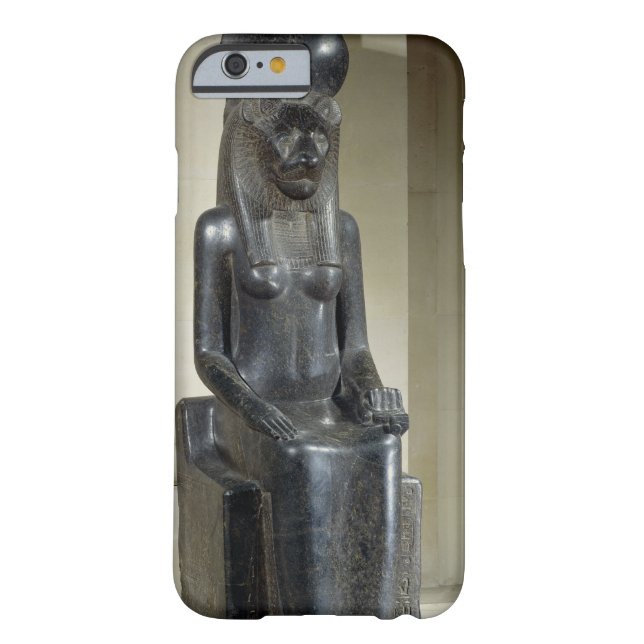 Statue of the lion-headed goddess Sekhmet, from th Case-Mate iPhone Case (Back)