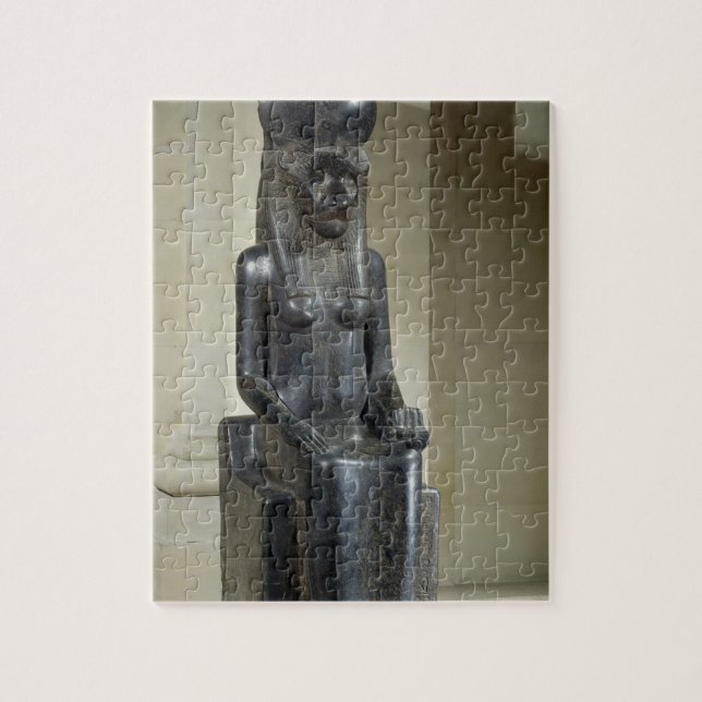 Statue of the lion-headed goddess Sekhmet, from th Jigsaw Puzzle (Vertical)