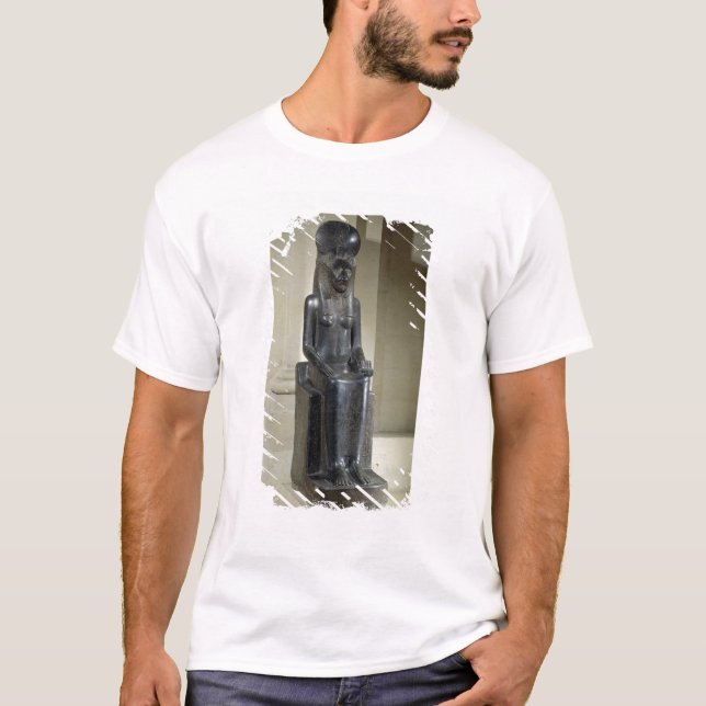 Statue of the lion-headed goddess Sekhmet, from th T-Shirt (Front)