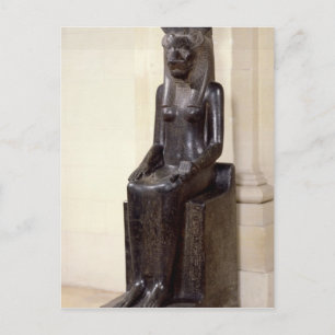 Statue of the lion-headed goddess Sekhmet Postcard
