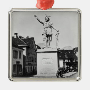 Statue of William Tell, c.1860-90 Metal Tree Decoration