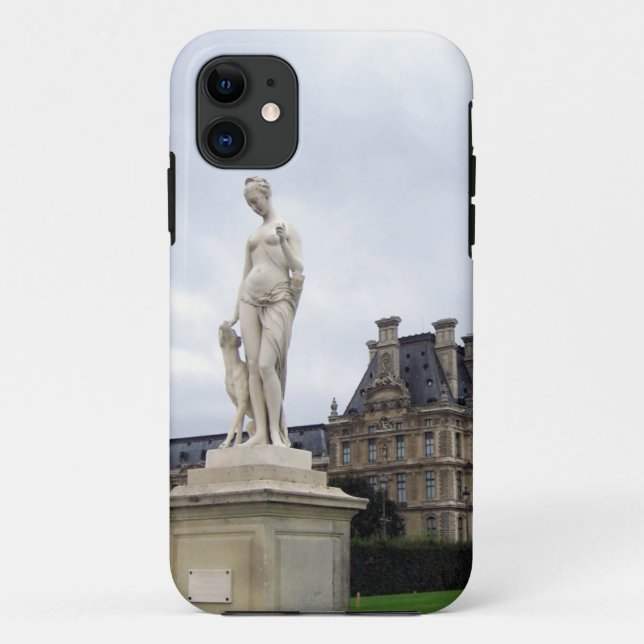 Statue on the Louvre Grounds Case-Mate iPhone Case (Back)