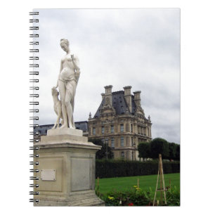 Statue on the Louvre Grounds Notebook