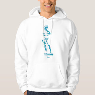 Statue: Say the F Word — Blue Print Hoodie