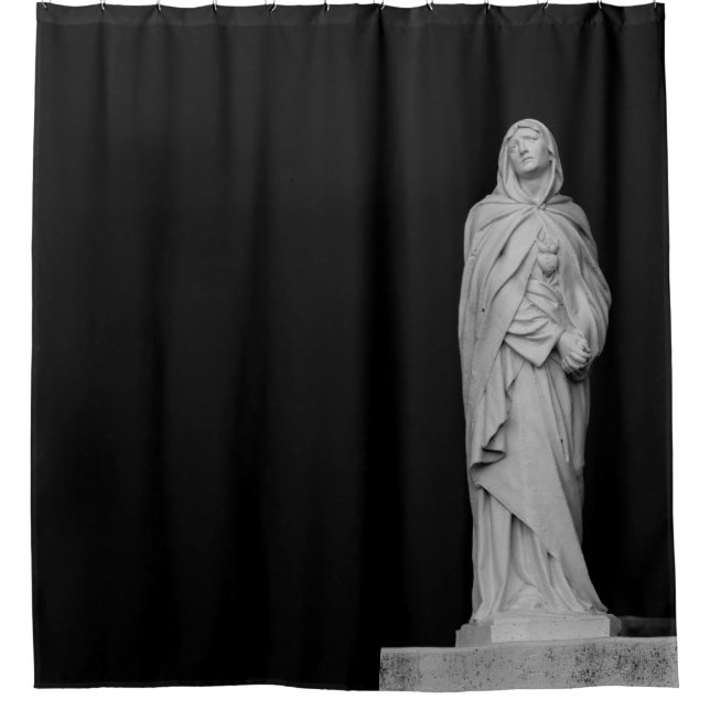statue Shower Curtain (Front)
