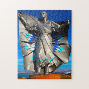 Statue South Dakota. Jigsaw Puzzle