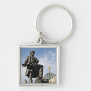 Statue with Glass dome on Kunstverein building Key Ring